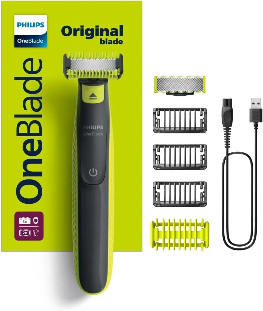 Philips ONEBLADE face and body trimmer model QP2824 ماشین اصلاح صورت و بدن فیلیپس ONEBLADE مدل QP2824 - Image 1